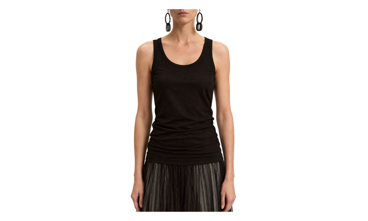 Cotton Stretch Tank Top WMNS "Black" BRUN2671