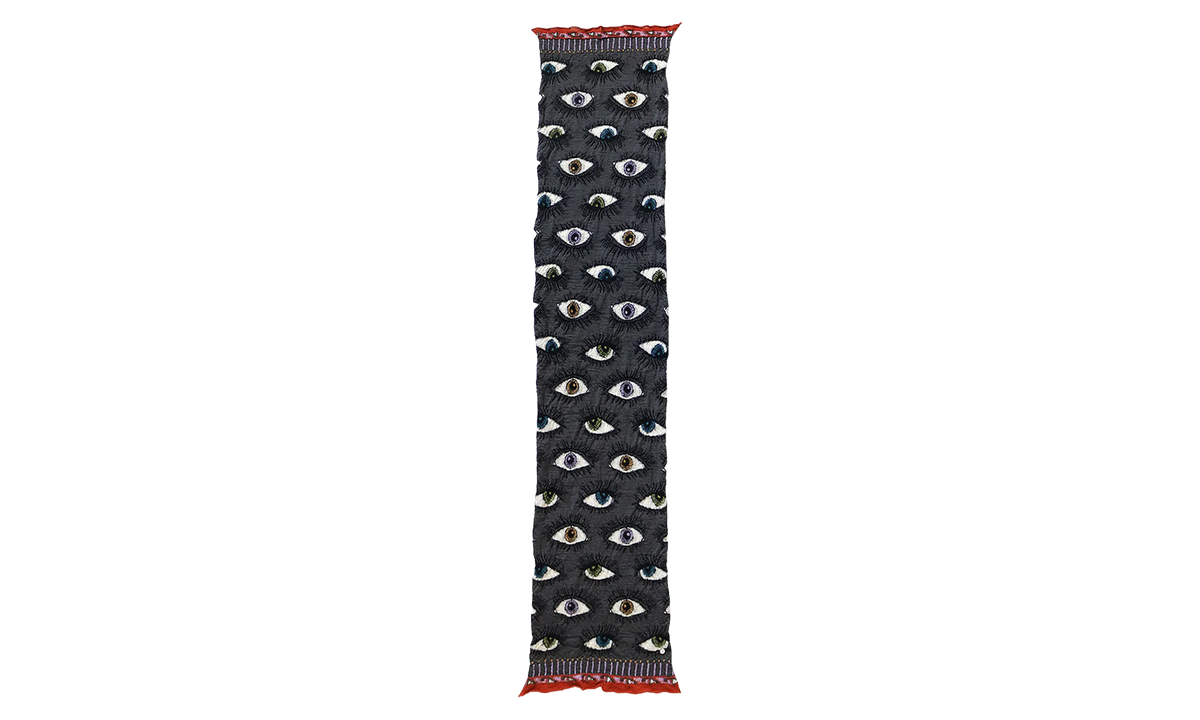 Fulling Wool Happy Speakeasy Scarf "Charcoal" K2410XM536 CHAR