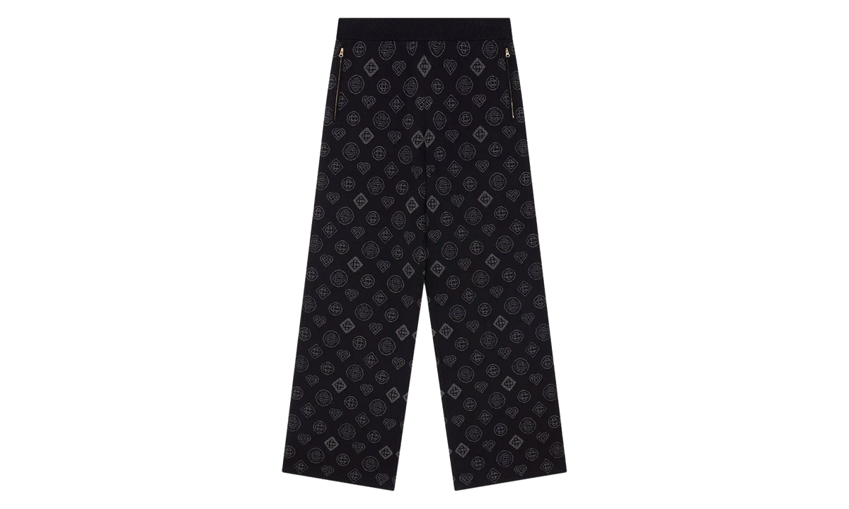 Monogram Jacquard Trousers "Black" M AW25 KW 1125 01