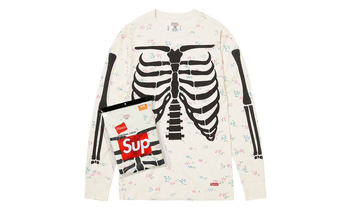 Hanes Bones Thermal Crew (1 Pack) "FW26 - Floral" SU29102