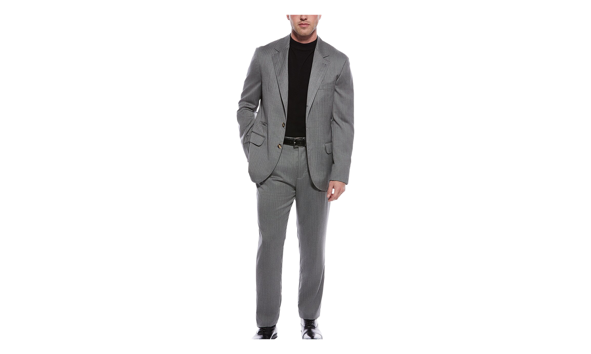 Pinstripe Suit "Light Grey" BRUN2611