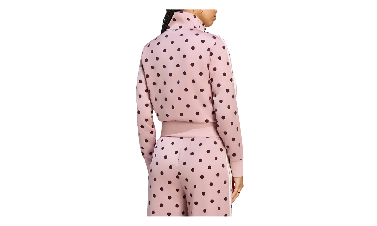 SATIN POLKA DOTS TT Track Top "Dual Lilac" LI2851
