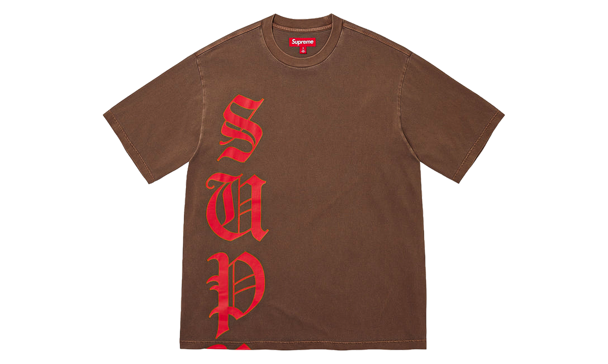 Cracked Vertical S/S Top "FW26 - Brown" SU29029