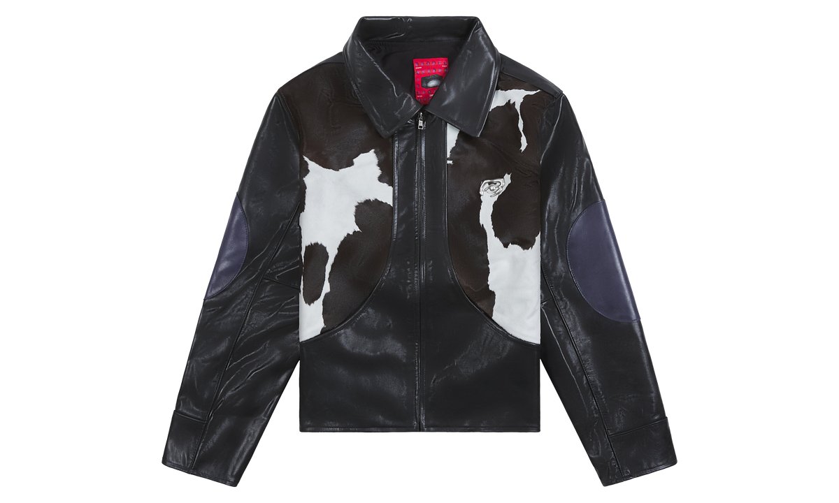 Cowhair Leather Jacket "Black" KS020