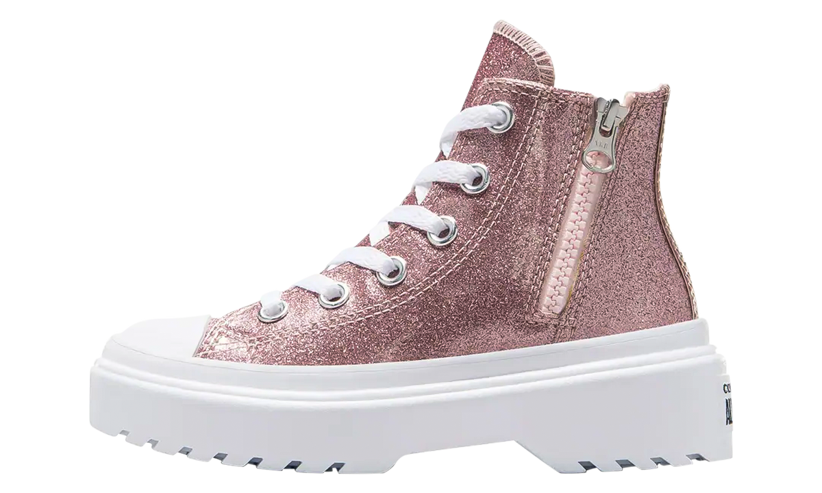 Chuck Taylor All Star Lugged Lift Platform High PS "Glitter - Blush Hush" A08419C