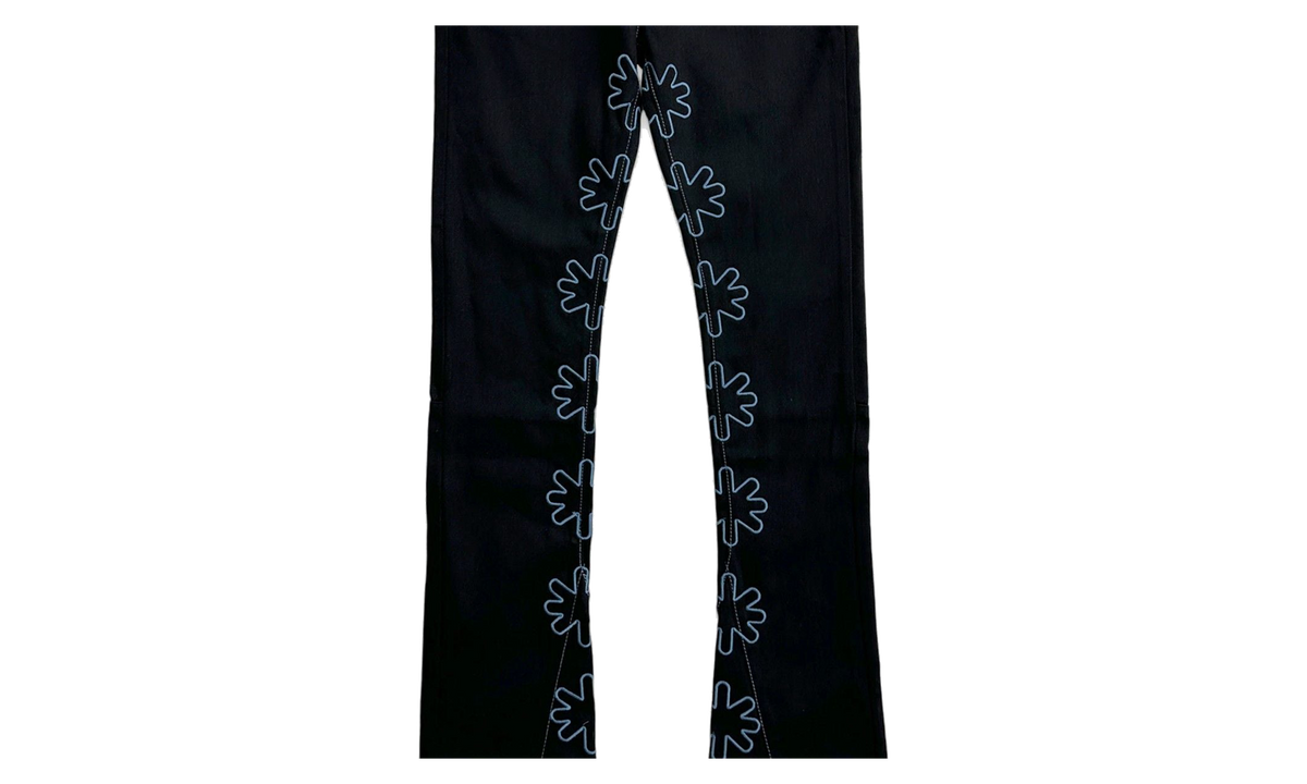 DRKSHDWS Outline Denim Pants "Black / Royal" LSBROD3324