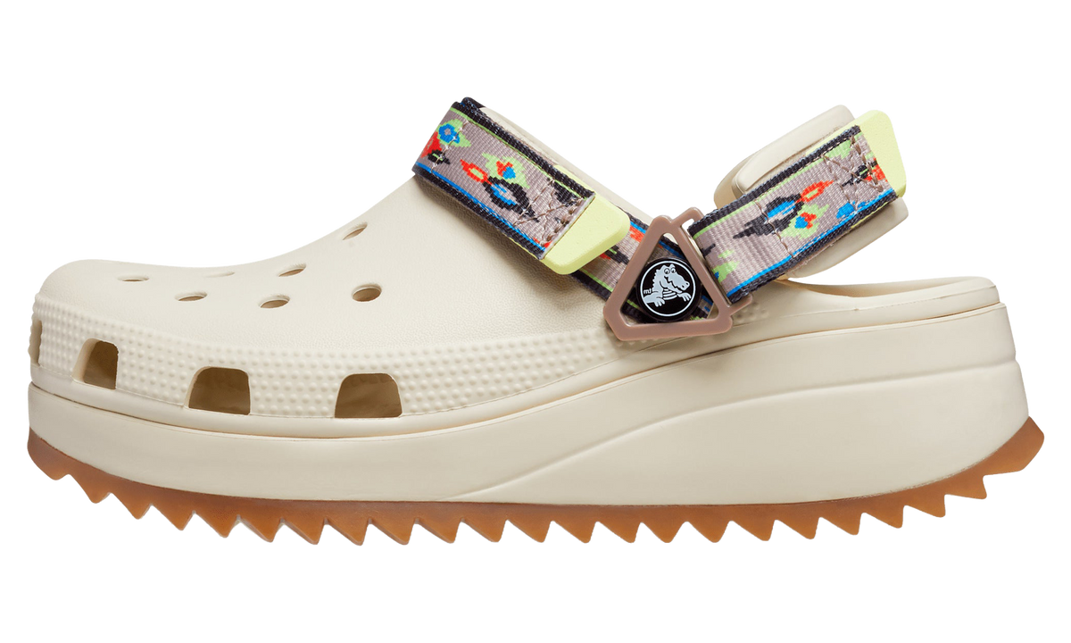 Classic Hiker Ikat Clog "White Tan" 208052 2YC
