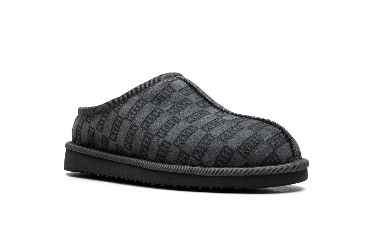 Kithmas Monogram Shearling Slippers "Stadium" khmsh0004 302