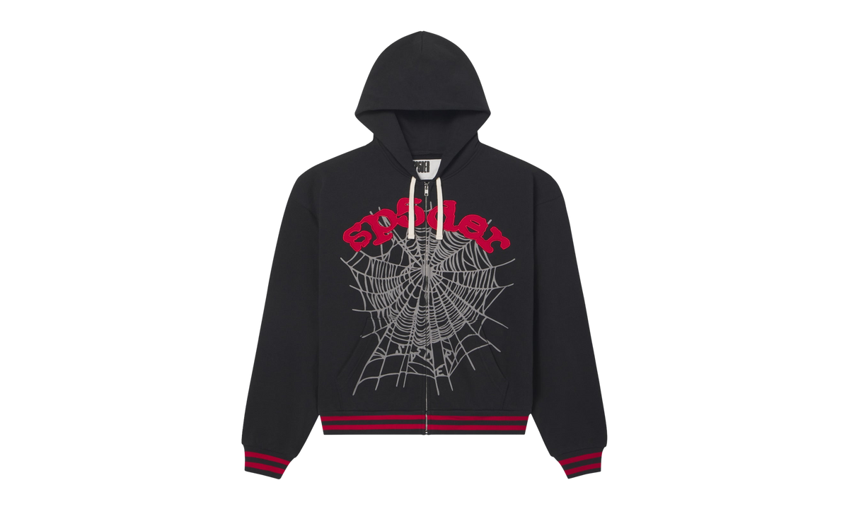 OG Logo Stripe Zip Up Hoodie "Onyx" SP5der683