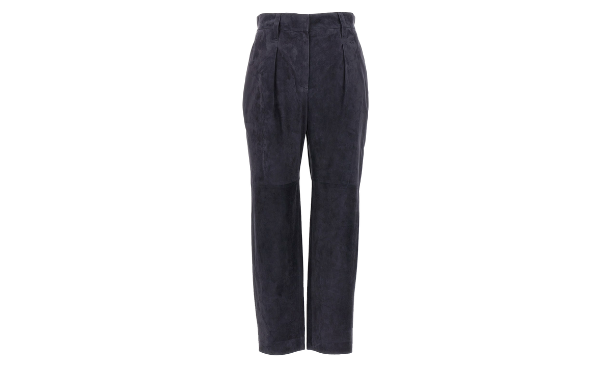 Suede Trousers WMNS "Dark Blue" BRUN2640