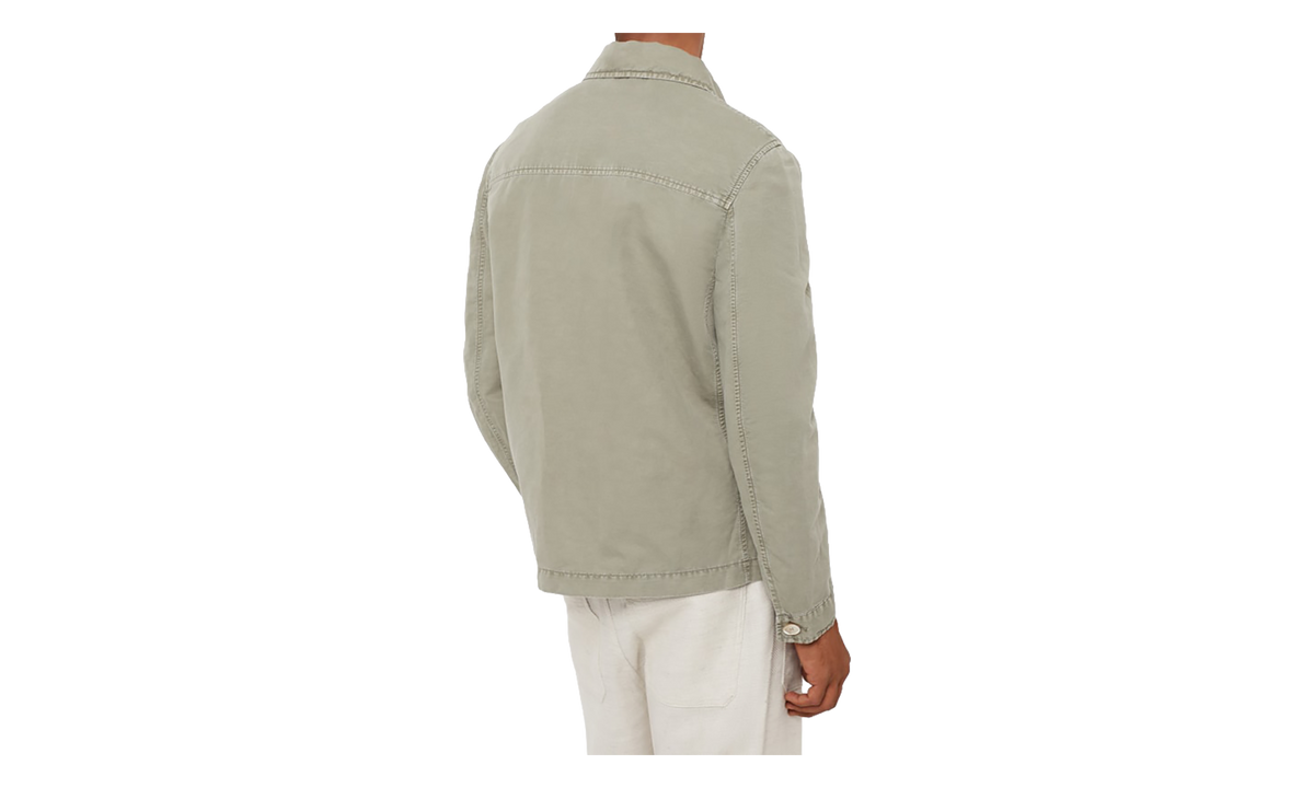 Cotton Linen Patch Pocket Jacket "Sage" BRUN2875