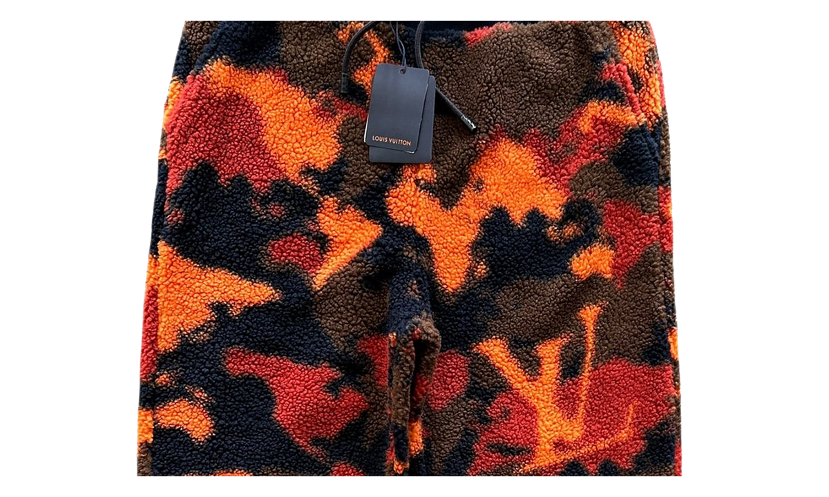 Fleece Sweatpants "Orange Camouflage" RM241M DFX HQY22W