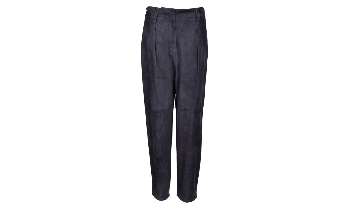 Suede Trousers WMNS "Aubergine" BRUN2673