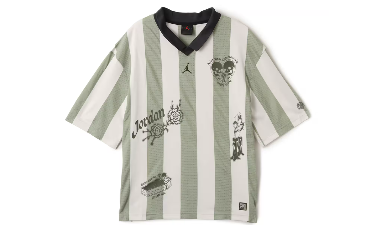 Air Jordan Brooklyn Goalie Tee "Green / Beige" IM8211 370