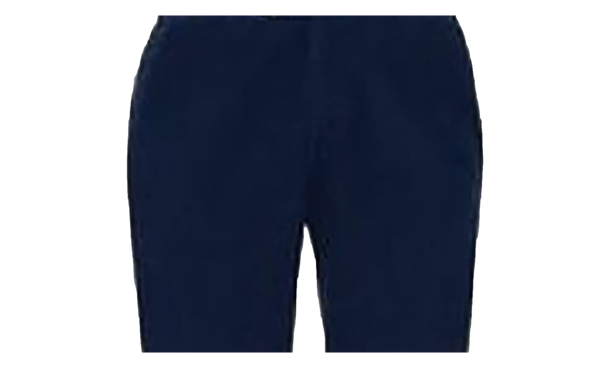 Cotton Cropped Trousers "Indigo" BRUN2867