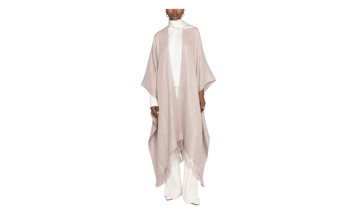 Linen Blend Scarf WMNS "Blush Beige" BRUN2635