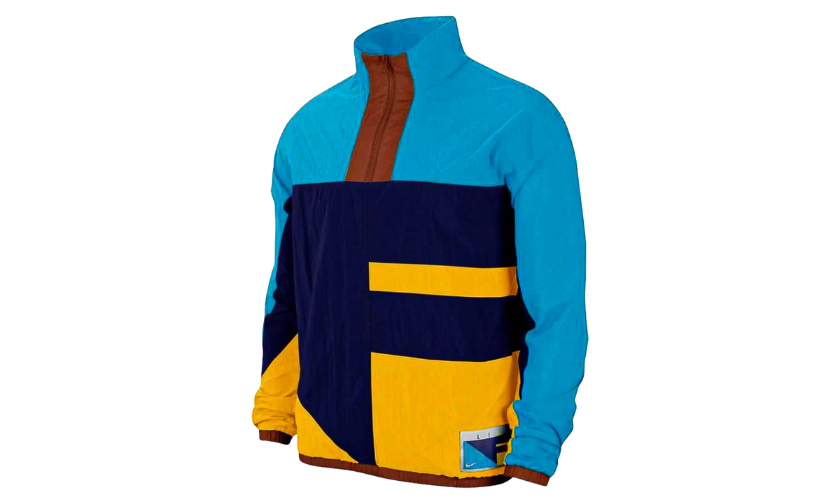 Flight Basketball Jacket "Blue Void / Rugged Orange" CN8508 492