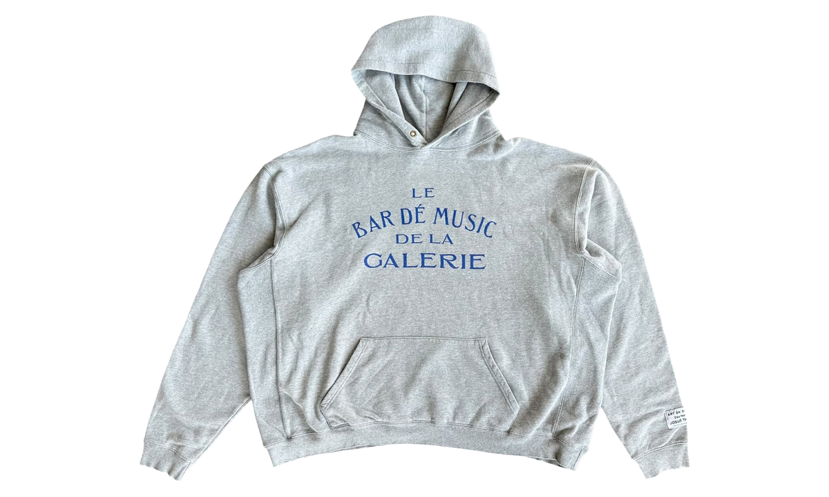 Le Bar Vintage Hoodie "Grey & Blue" GD446