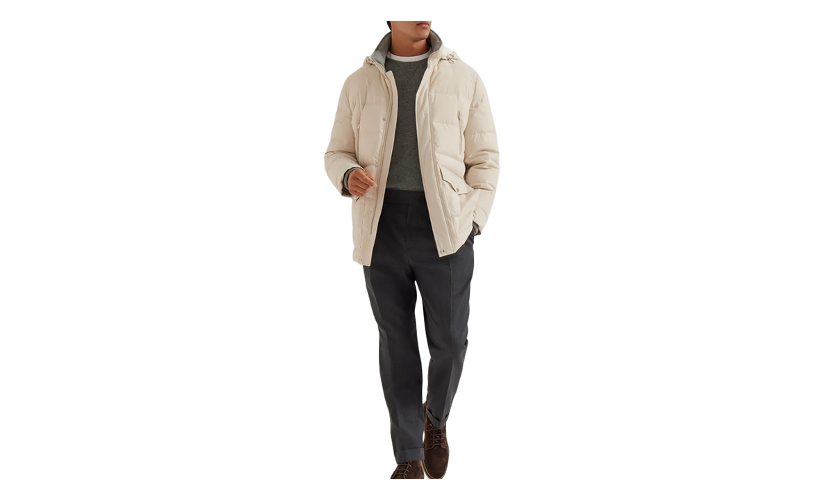 Padded Jacket "Light Grey" BRUN2928