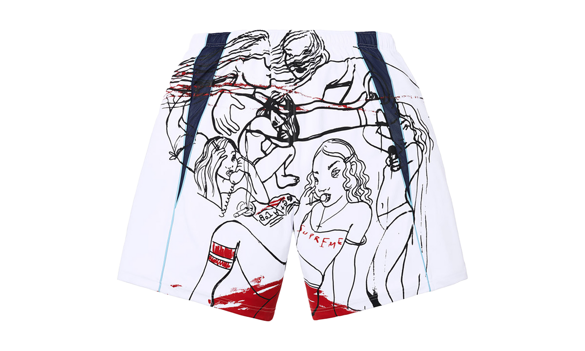 Rita Ackerman Soccer Short "FW26 - White" SU28947