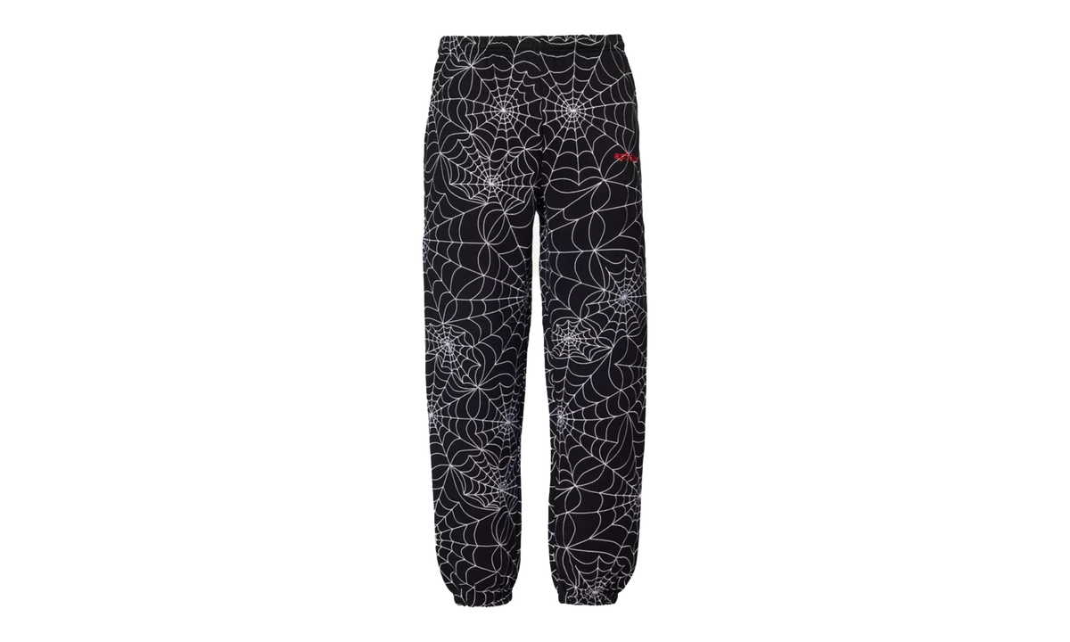 Embroidered AOP Sweatpants "Black" SP5der175