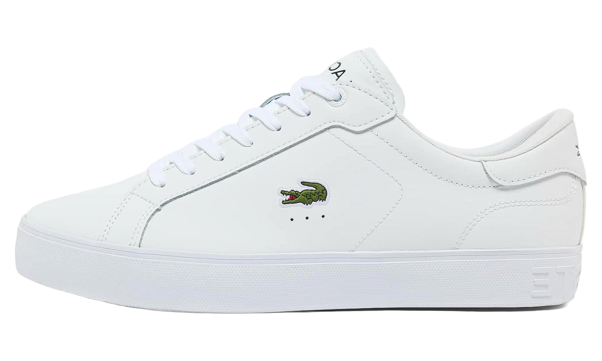 Powercourt Graphic Leather Sneakers "White / White" 50SMA0152 21G