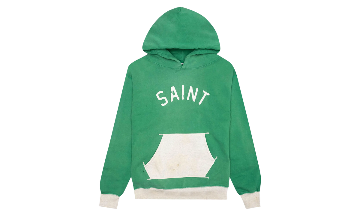 Felt Graphic Hoodie "Green / Grey" SM S22 0000 041
