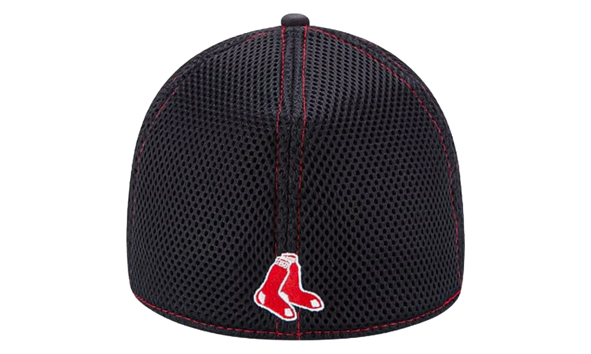 39THIRTY Boston Red Sox Base Stretch Fit Cap "Black / Red" 10059477