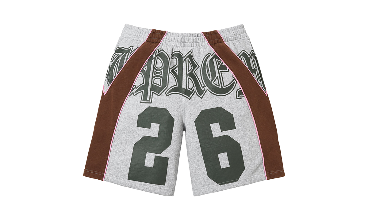 Paneled Sweatshort "FW26 - Heather Grey" SU29021