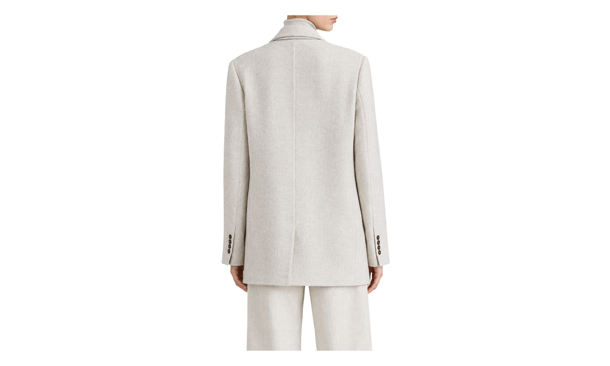 Wool Relaxed Jacket WMNS "Mother Of Pearl" BRUN2896