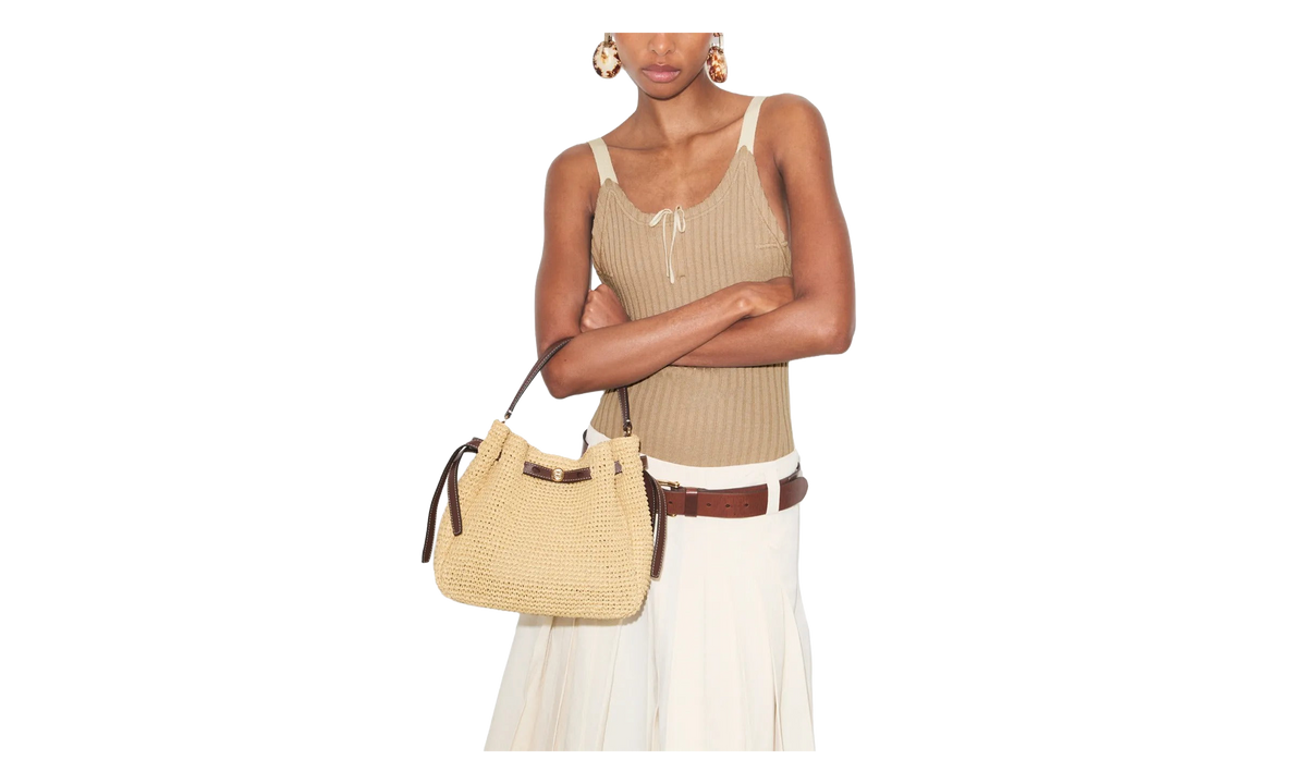 Romy Straw Bucket Bag "Natural" 178665 254