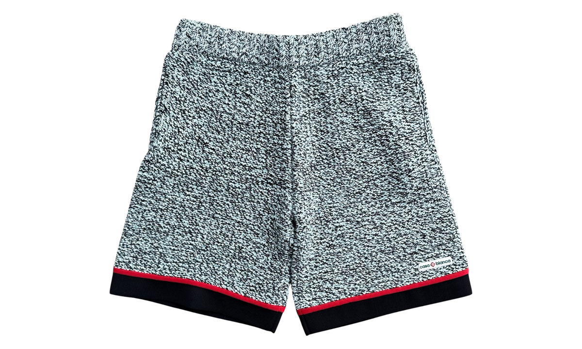 Cotton Mouliné Shorts "Black / White / Blue" MPF25 KW 1009 01