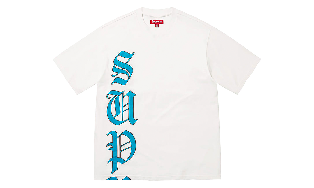 Cracked Vertical S/S Top "FW26 - White" SU29030
