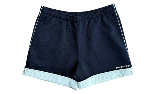 Monogram Jacquard Knit Shorts "Navy / White" MPF25 TR 328 01