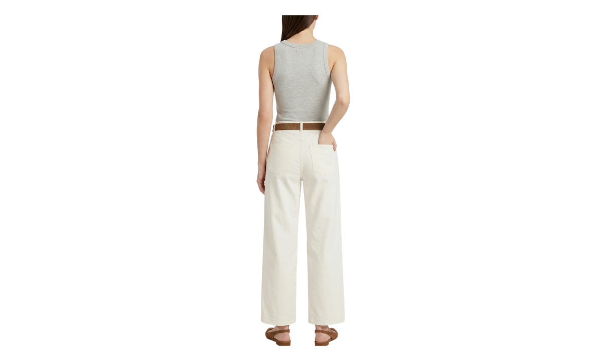 Wide Leg Trousers WMNS "Off White" BRUN2636