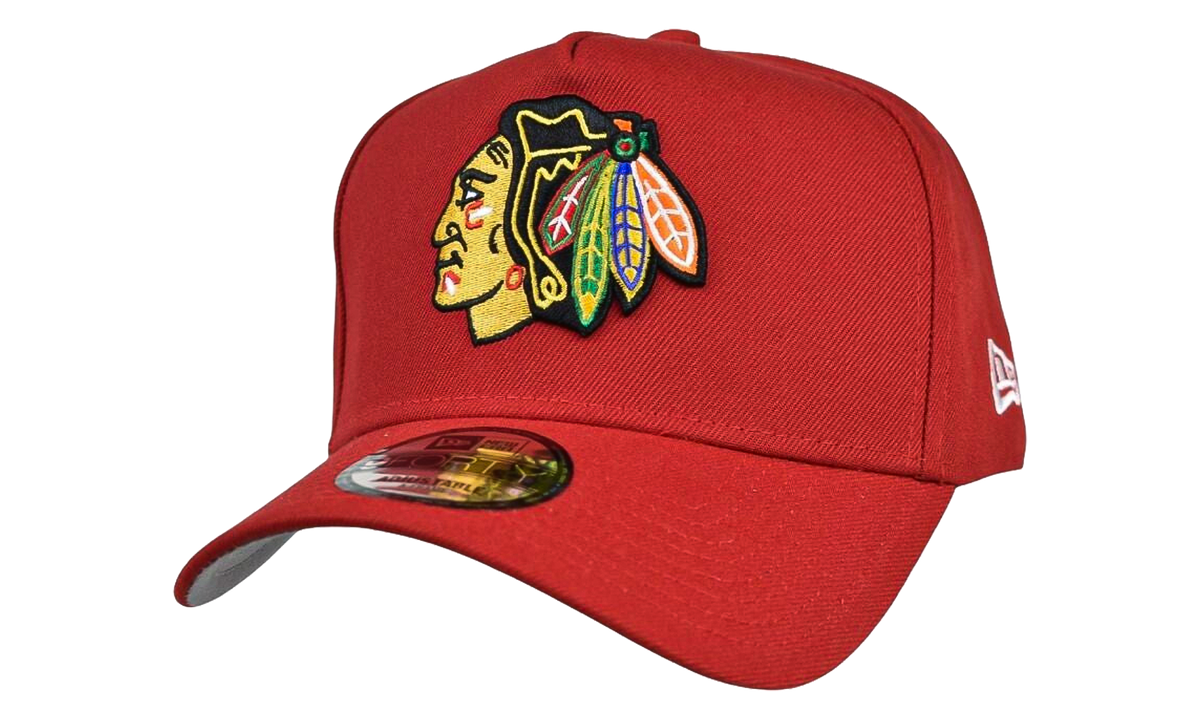 9FORTY Chicago Blackhawks Team Snapback Hat "Scarlet Red" 60646501