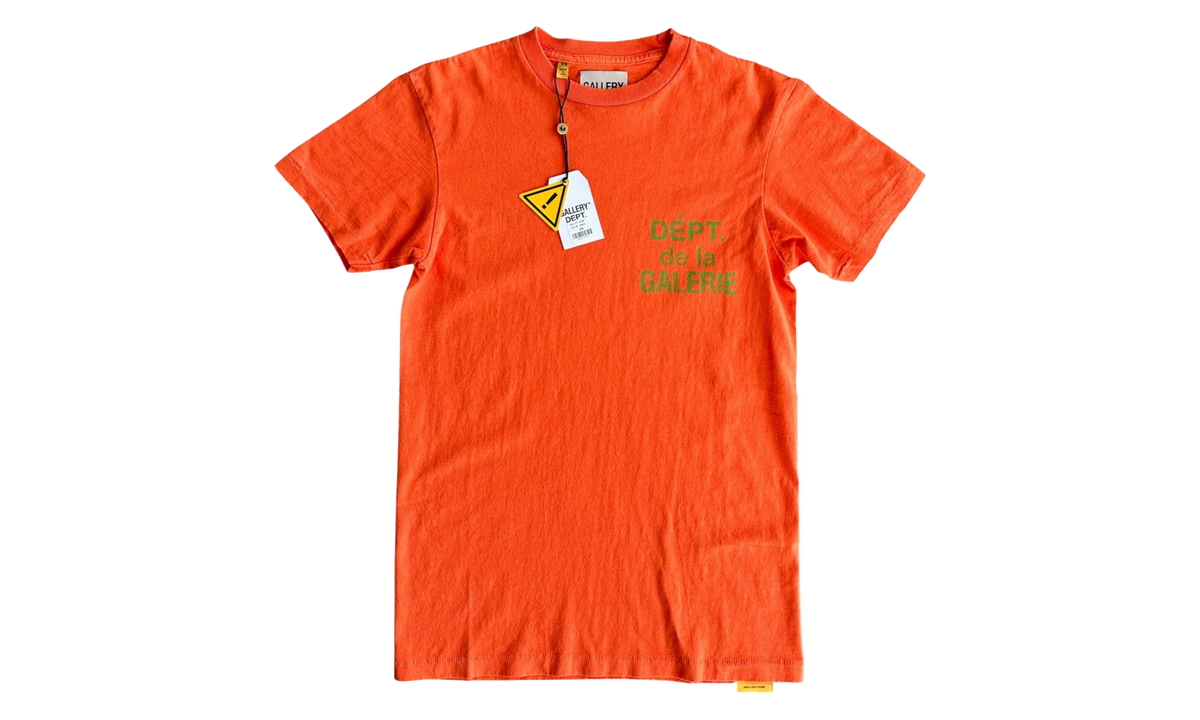 French Logo T-Shirt "Orange & Green" GD447