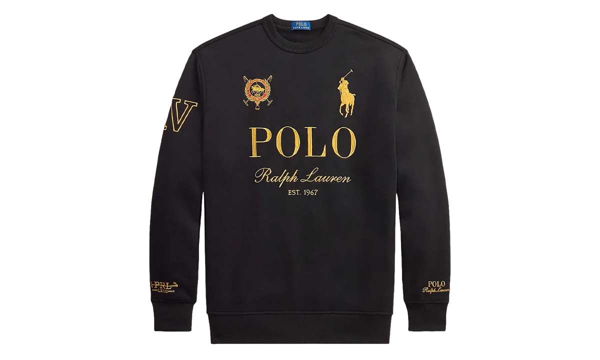 Big Pony Relaxed Fit Crewneck Sweatshirt "Black" 710B28613001