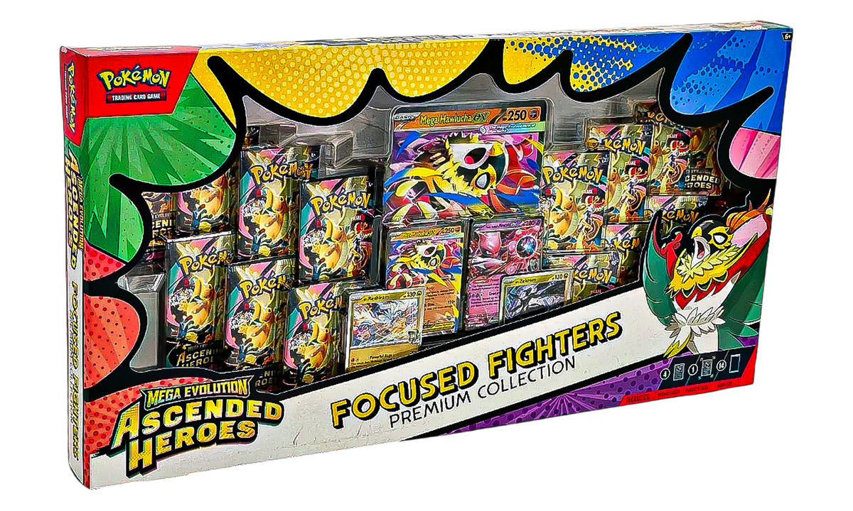 Mega Evolution Ascended Heroes Focused Fighters "Sam's Club Exclusive Sealed Box - 2026" POKE077