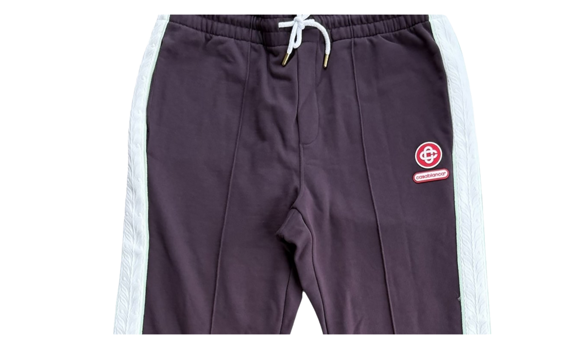 Loopback Laurel Tape Pintuck Jogger "Burgundy" M AW25 JTR 296 01