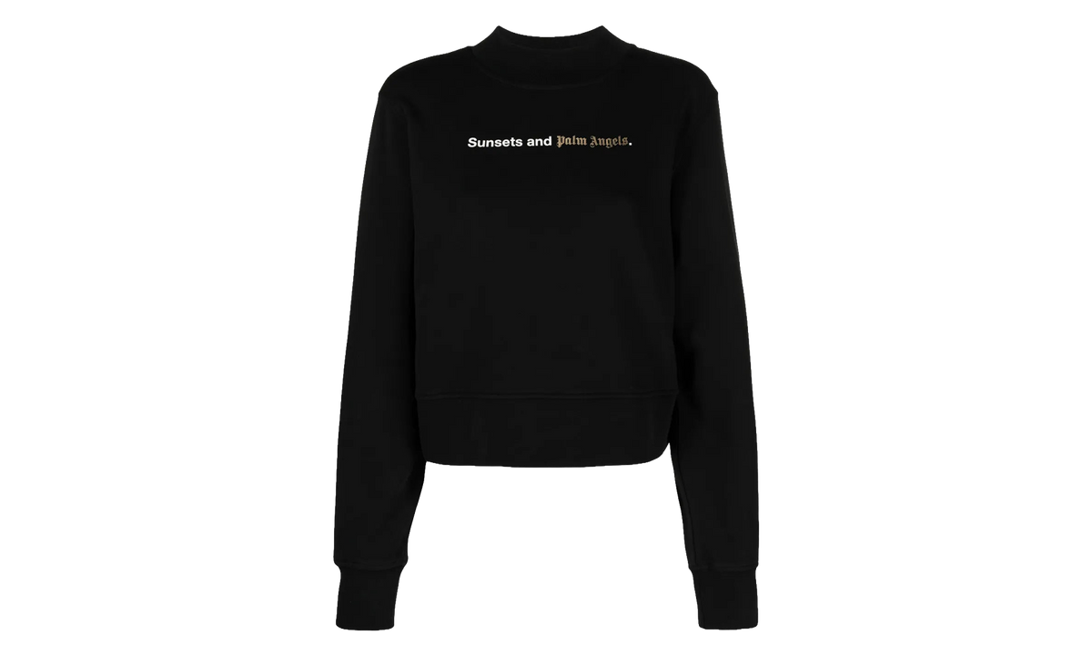 Sunset Fitted Crewneck WMNS "Black / White" PWBA016F23FLE0011001