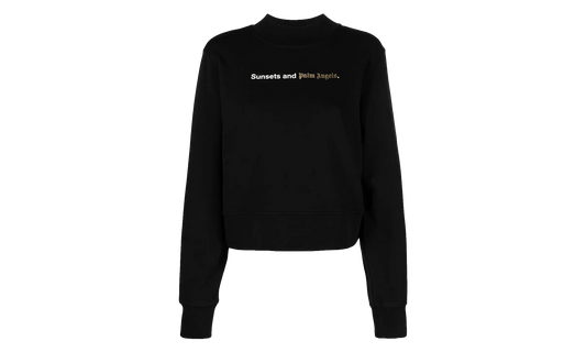 Sunset Fitted Crewneck WMNS "Black / White" PWBA016F23FLE0011001