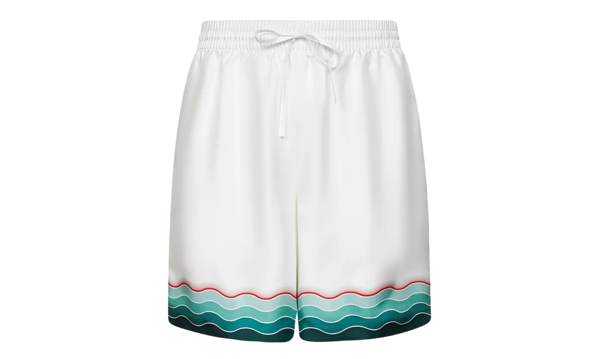 Montagne Ondulee Silk Shorts "White" MPF25 TR 012 03