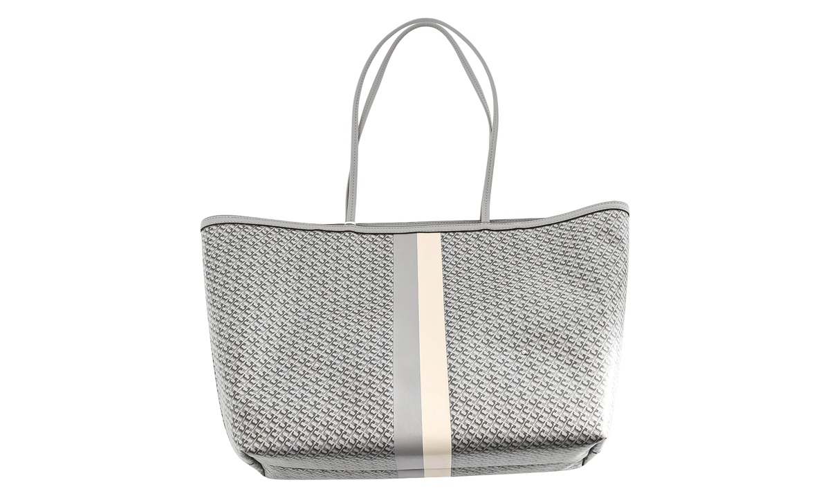The Racer Tote Bag "Frost Grey Print" 178726 020