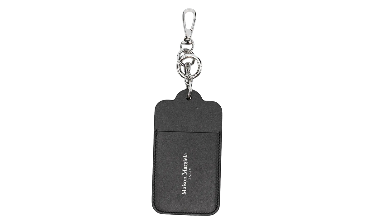 Double Tag Keyring Holder Big Card "Black" SA2UA0016P4745T8013