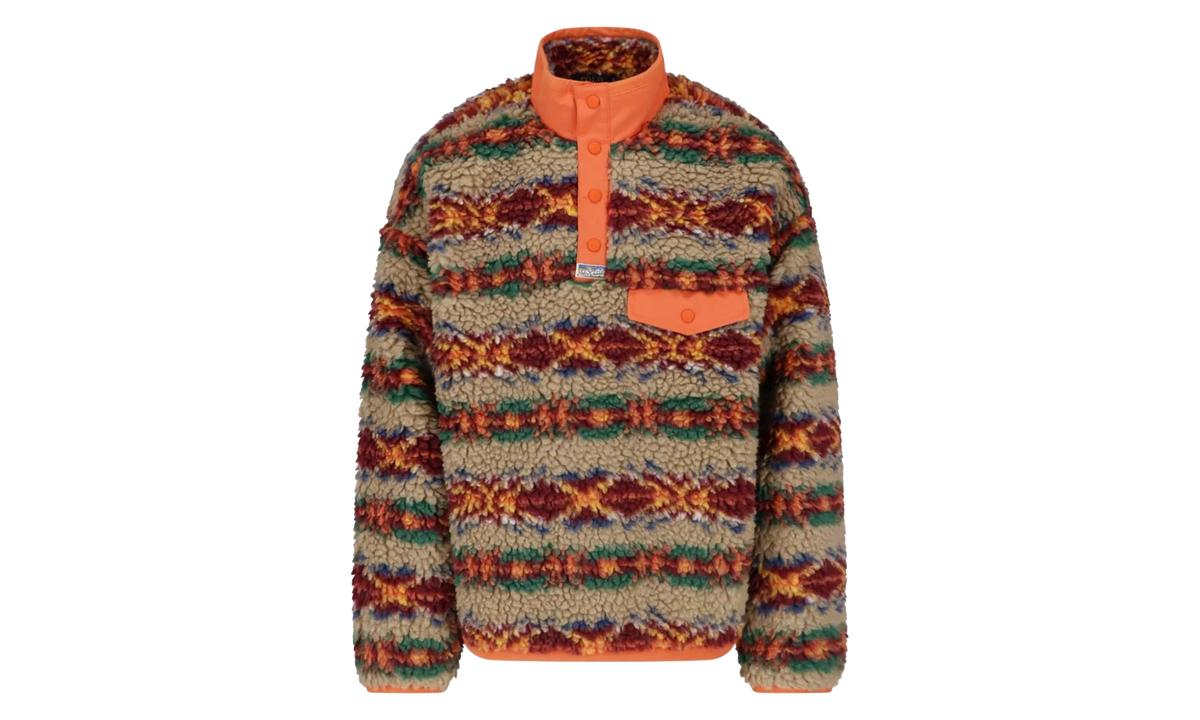 Red Rock Relaxed Fit Pile Fleece Pullover Jacket "Multi" 710B27498001
