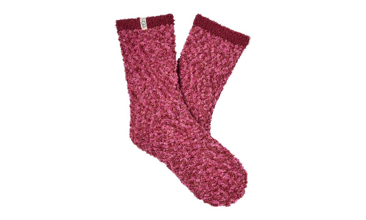 Cozy Chenille Socks "Coffee Berry" UAS0011W CFB