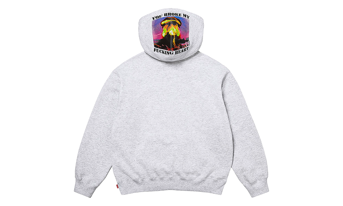 Heart Hooded Sweatshirt "FW26 - Ash Grey" SU29071