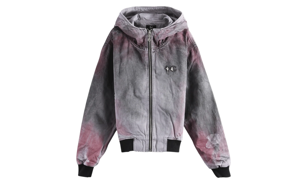 Three Riding Skull Vintage Jacket "Grey" TC26JK3202