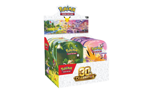 30th Celebration Mini Tin Display "10 count - ME: 30th Celebration (30C)" POKE063